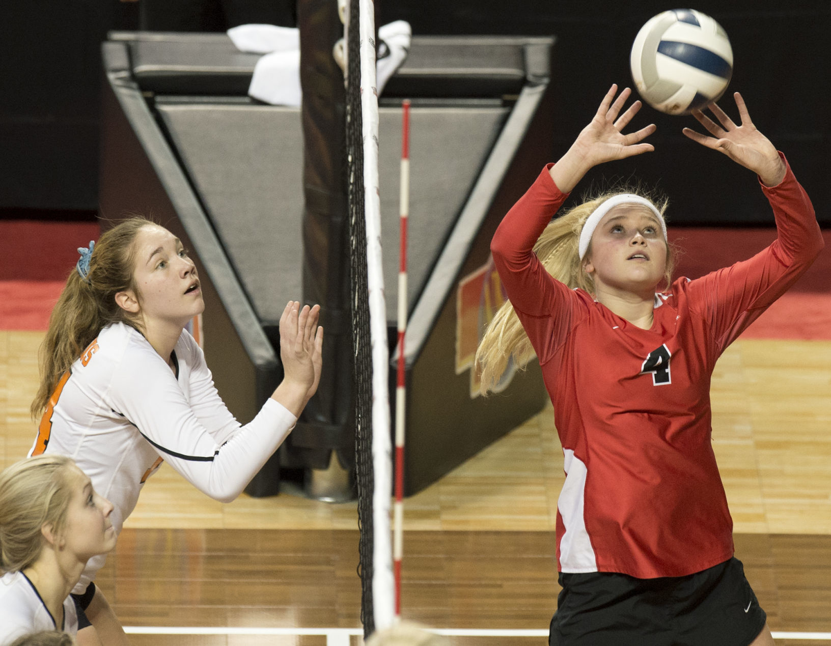 D-1 state volleyball, Diller-Odell vs. Hartington CC, 11.8